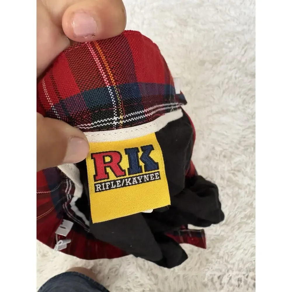 Rifle Girls 8.5 Red Checked Tartan Plaid Skirt ( Shorts). Exc. Quality